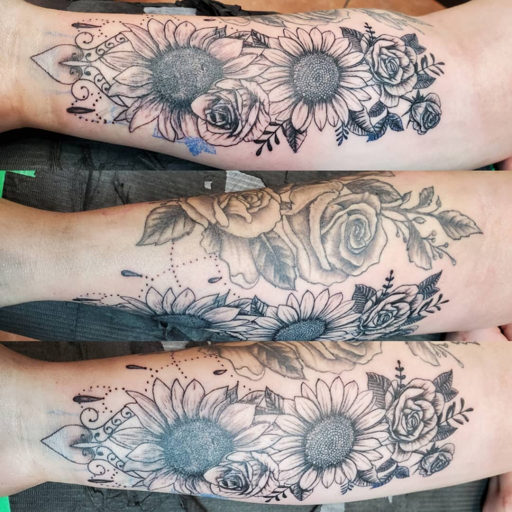 Floral tattoo